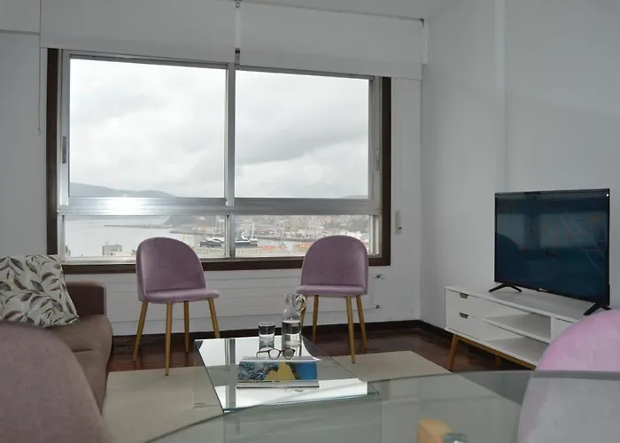 Fantastica Vista De La Ria De En Pleno Centro Vigo